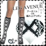 ラスト１  LEG AVENUE レッグアベニュー ソックス インポート アーガイル柄 クリックポスト送料無料 / wosx025
