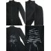画像5: セール ラスト1枚 NECESSARY EVIL スプリング コート ゴシック ファッション 服 レディース 黒 (5)