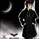QUEEN OF DARKNESS ゴシック＆ロリータ ケープ付きファーコート インパネスコート ポイントUP500