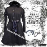 セール Dark Star 黒ロリータ ビジュアル系ファッション アウターAラインコート