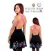 画像3: HP価格 TOO FAST 薔薇の上の骸骨柄 ワンピース ジャンパースカート ホラーファッション wow101 (3)