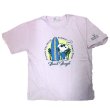 画像4: スヌーピー 3L 4L 大きいサイズ メンズ Tシャツ 半袖 薄手 ひび割れ プリント サーフ 柄 / bia413 (4)