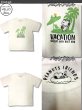 画像7: スヌーピー 3L 4L 大きいサイズ メンズ Tシャツ 半袖 薄手 ひび割れ プリント 南国満喫中 柄 / bia414 (7)