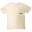 画像6: スヌーピー 半袖 Tシャツ メンズ 天竺 胸ポケット付き 実はベロ出し 柄 サガラ刺繍 チェーン刺繍 キャラ 薄手 アメカジ /bia437 (6)