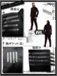 画像2: (ネセサリーイヴィル) NECESSARY EVIL ドレスシャツ ゴシック メンズ 服 黒 超スナップボタン 長袖 送料無料 /rfa033 (2)