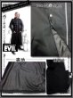 画像4: (ネセサリーイヴィル) NECESSARY EVIL 服 ボタンダウンカラー ナポレオン 超 ロング コート 黒 rfa045 (4)