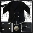 画像3: (ネセサリーイヴィル) NECESSARY EVIL ゴシック 服 ミリタリー系 ブラック ナポレオン ジャケット 黒 rfa106 (3)