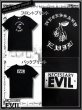 画像2: (ネセサリーイヴィル) NECESSARY EVIL ゴシック ブランド オリジナル ロゴ Tシャツ メンズ 半袖 黒 rfa234 (2)