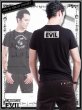 画像3: (ネセサリーイヴィル) NECESSARY EVIL ゴシック ブランド オリジナル ロゴ Tシャツ メンズ 半袖 黒 rfa234 (3)