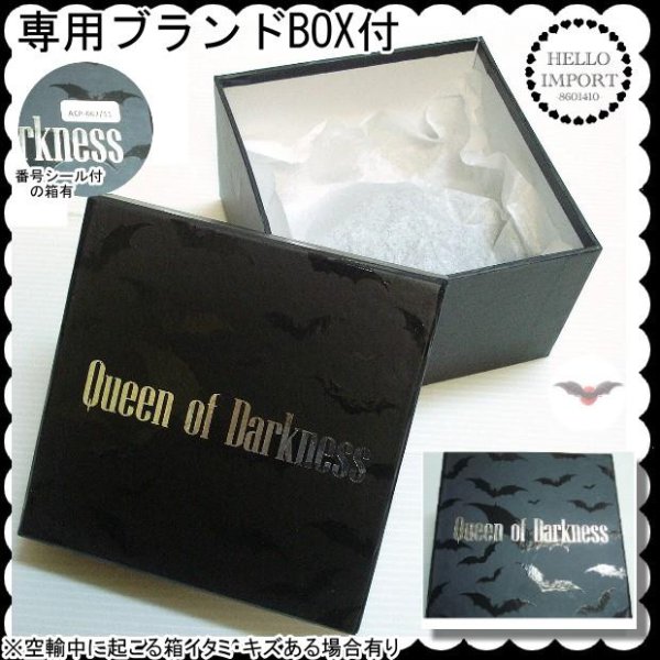 画像4: (クイーンオブダークネス) QUEEN OF DARKNESS  ゴスロリ 髪飾りミニハット ヘッドドレス ゴシック 黒 薔薇コサージュ クリップ フェザー /won105 (4)