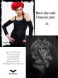 画像2: セール HP価格 (クイーンオブダークネス) QUEEN OF DARKNESS 悪魔柄オープンショルダー長袖Tシャツ 小さいサイズ (2)