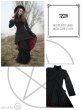 画像2: 赤と黒の麗しいトレーンコート ゴシック ビジュアル系 V系 黒 ブラック 服 ファッション (2)