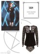 画像3: HP価格 ゴシック 総レース 長袖カットソー トップス ビジュアル系 V系 黒 ブラック 服 ファッション (3)