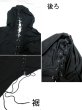画像5: アシンメトリージップアップパーカー ゴシック ビジュアル系 V系 服 ファッション 黒 ブラック (5)